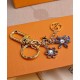 Replica Louis Vuitton LV Snowflakes Bag Charm And Key Holder M80240 Golden