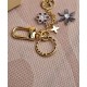Replica Louis Vuitton LV Snowflakes Bag Charm And Key Holder M80240 Golden