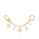 Replica Louis Vuitton LV Snowflakes Chain Bag Charm Golden