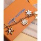 Replica Louis Vuitton LV Snowflakes Chain Bag Charm Golden