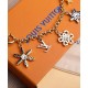Replica Louis Vuitton LV Snowflakes Chain Bag Charm Golden