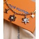 Replica Louis Vuitton LV Snowflakes Chain Bag Charm Golden