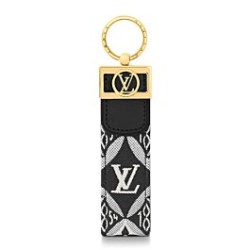 Replica Louis Vuitton Since 1854 Dragonne Dauphine Key Holder Black