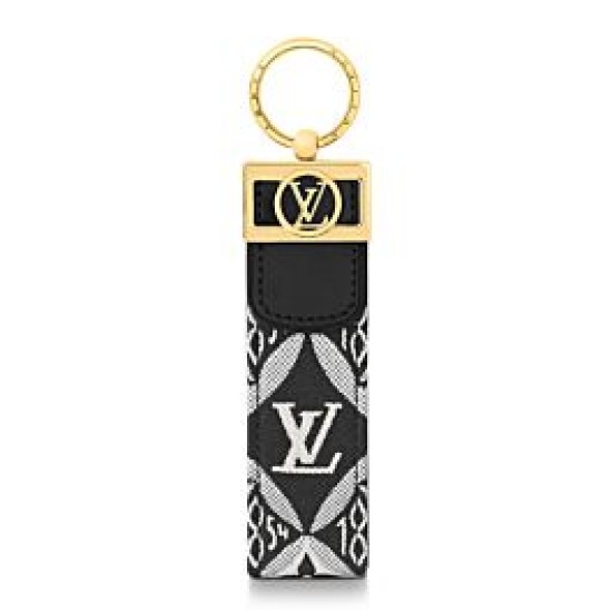 Replica Louis Vuitton Since 1854 Dragonne Dauphine Key Holder Black