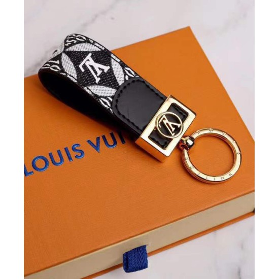 Replica Louis Vuitton Since 1854 Dragonne Dauphine Key Holder Black