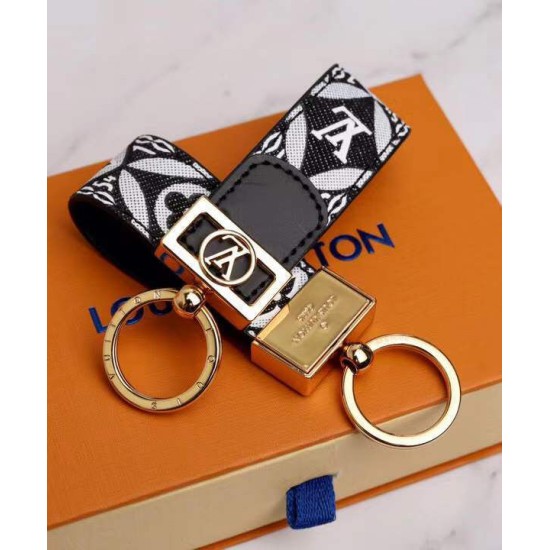 Replica Louis Vuitton Since 1854 Dragonne Dauphine Key Holder Black