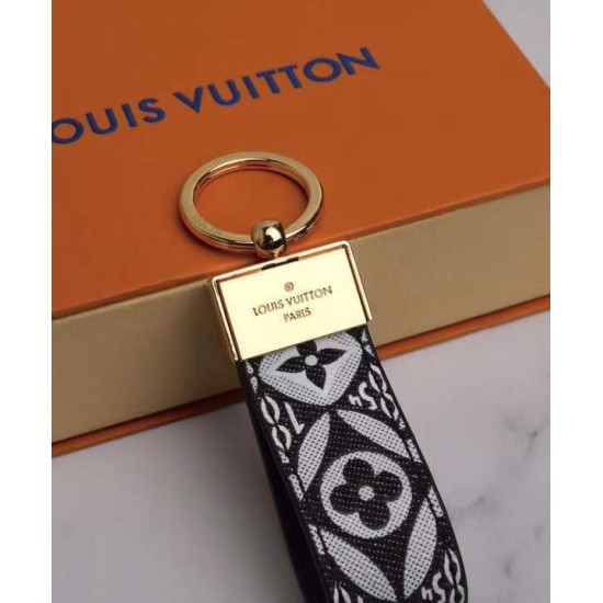 Replica Louis Vuitton Since 1854 Dragonne Dauphine Key Holder Black