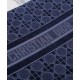 Fake Christian Dior Cannage Embroidered Velvet Dior Book Tote Dark Blue Replica Replica Christian Dior Cannage Embroidered Velvet Dior Book Tote Dark Blue