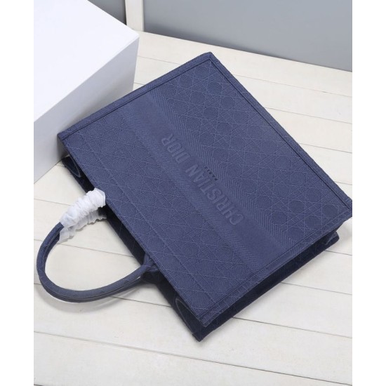 Replica Christian Dior Cannage Embroidery Dior Book Tote Bag Dark Blue Replica Christian Dior Cannage Embroidery Dior Book Tote Bag Dark Blue
