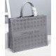 Replica Christian Dior Cannage Embroidery Dior Book Tote Bag Gray Replica Christian Dior Cannage Embroidery Dior Book Tote Bag Gray