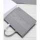 Replica Christian Dior Cannage Embroidery Dior Book Tote Bag Gray Replica Christian Dior Cannage Embroidery Dior Book Tote Bag Gray