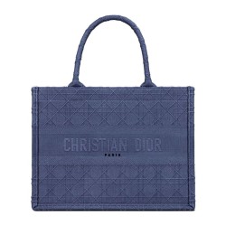 Replica Christian Dior Small Dior Book Tote Bag Dark Blue