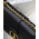 Replica Christian Dior 30 Montaigne Chain Bag Black Fake Christian Dior 30 Montaigne Chain Bag Black Replica