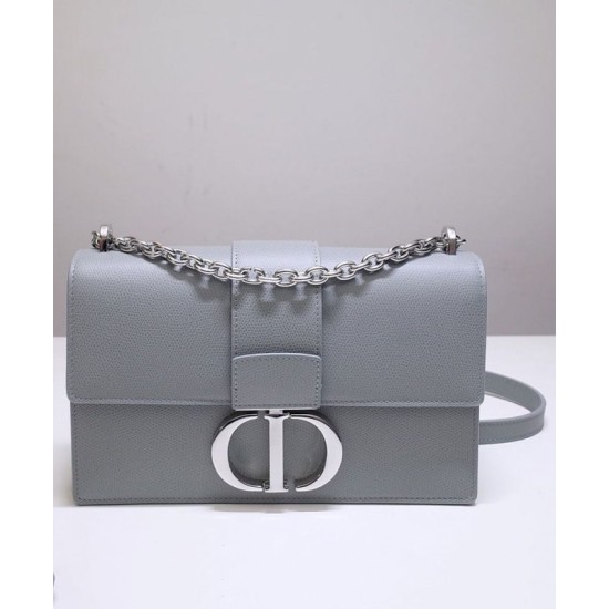 Replica Christian Dior 30 Montaigne Chain Bag Gray Replica Christian Dior 30 Montaigne Chain Bag Gray