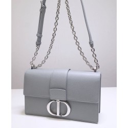 Replica Christian Dior 30 Montaigne Chain Bag Gray Replica Christian Dior 30 Montaigne Chain Bag Gray