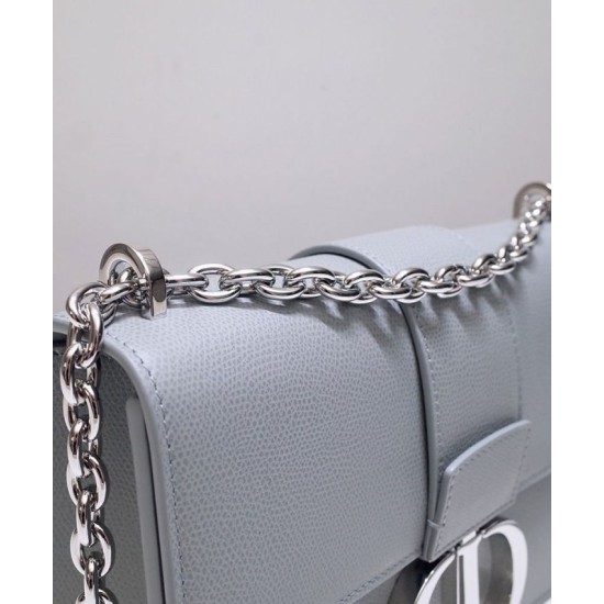 Replica Christian Dior 30 Montaigne Chain Bag Gray Replica Christian Dior 30 Montaigne Chain Bag Gray