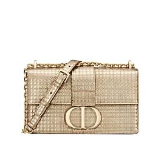 Replica Christian Dior 30 Montaigne Flap Chain Bag Bronze-Coloured Replica Christian Dior 30 Montaigne Flap Chain Bag Bronze-Coloured