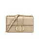 Replica Christian Dior 30 Montaigne Flap Chain Bag Bronze-Coloured Replica Christian Dior 30 Montaigne Flap Chain Bag Bronze-Coloured
