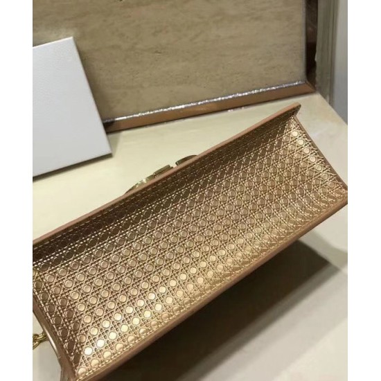 Replica Christian Dior 30 Montaigne Flap Chain Bag Bronze-Coloured Replica Christian Dior 30 Montaigne Flap Chain Bag Bronze-Coloured