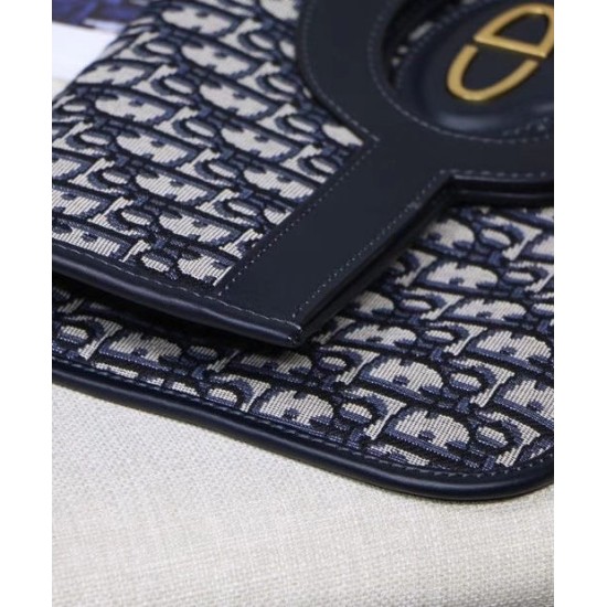 Replica Christian Dior Foldable clutch Dark Blue Fake Christian Dior Foldable clutch Dark Blue Replica