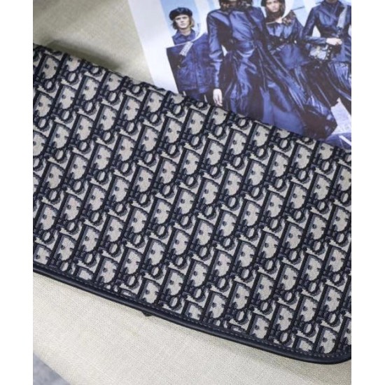 Replica Christian Dior Foldable clutch Dark Blue Fake Christian Dior Foldable clutch Dark Blue Replica