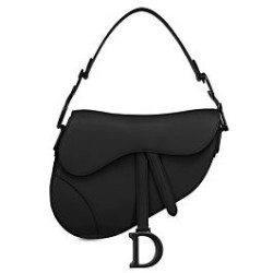 Replica Christian Dior Saddle Ultra-Matte Bag Black