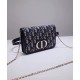 Replica Christian Dior 30 Montaigne 2-In-1 Pouch Dark Blue Replica Christian Dior 30 Montaigne 2-In-1 Pouch Dark Blue