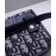 Replica Christian Dior 30 Montaigne 2-In-1 Pouch Dark Blue Replica Christian Dior 30 Montaigne 2-In-1 Pouch Dark Blue