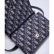Replica Christian Dior 30 Montaigne 2-In-1 Pouch Dark Blue Replica Christian Dior 30 Montaigne 2-In-1 Pouch Dark Blue
