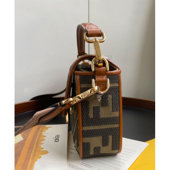 Fake Baguette Bag 8BR600 Coffee Replica Fake Baguette Bag 8BR600 Coffee Replica