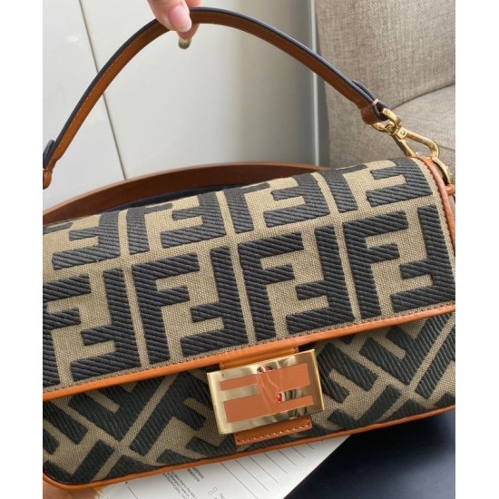 Fake Baguette Bag 8BR600 Coffee Replica Fake Baguette Bag 8BR600 Coffee Replica