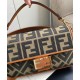 Fake Baguette Bag 8BR600 Coffee Replica Fake Baguette Bag 8BR600 Coffee Replica