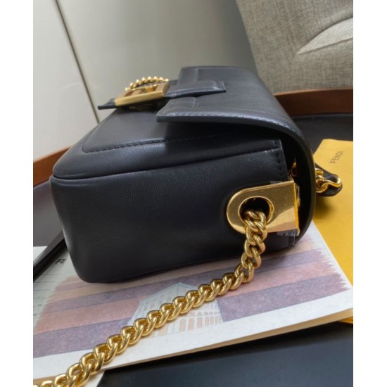 Fake Baguette Chain 8BR7835 Bag Black Replica Replica Baguette Chain 8BR7835 Bag Black
