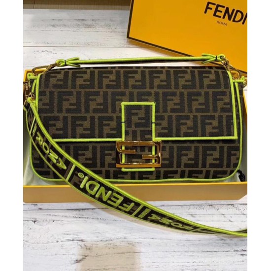 Fake Baguette Roma Amor leather bag 8BR771 Yellow Replica Replica Baguette Roma Amor leather bag 8BR771 Yellow