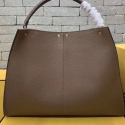 Fake Peekaboo X-lite Large Leather Bag Coffee Replica