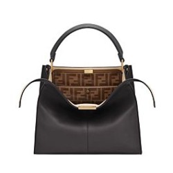 Replica Peekaboo X-lite Medium Leather Bag Black