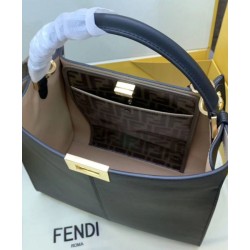 Replica Peekaboo X-lite Medium Leather Bag Black