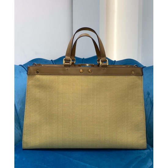 Fake Peekaboo X-tote Canvas bag 8BH374 Cream Replica Replica Peekaboo X-tote Canvas bag 8BH374 Cream