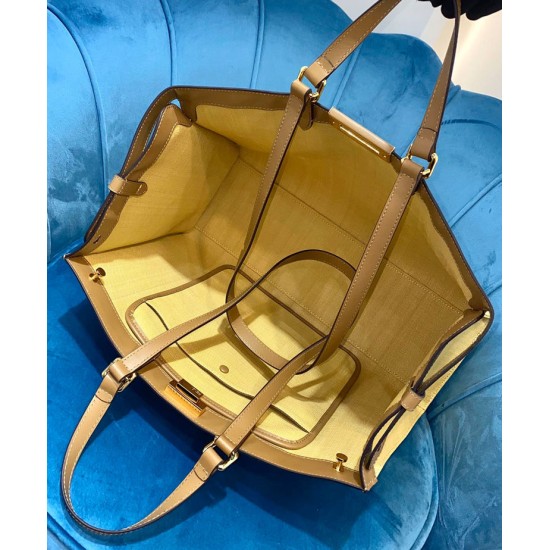 Fake Peekaboo X-tote Canvas bag 8BH374 Cream Replica Replica Peekaboo X-tote Canvas bag 8BH374 Cream