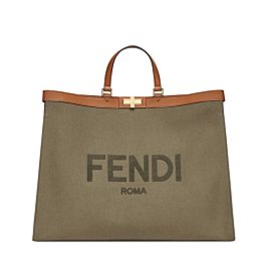 Replica Peekaboo X-tote Canvas bag 8BH374 Khaki Replica Peekaboo X-tote Canvas bag 8BH374 Khaki