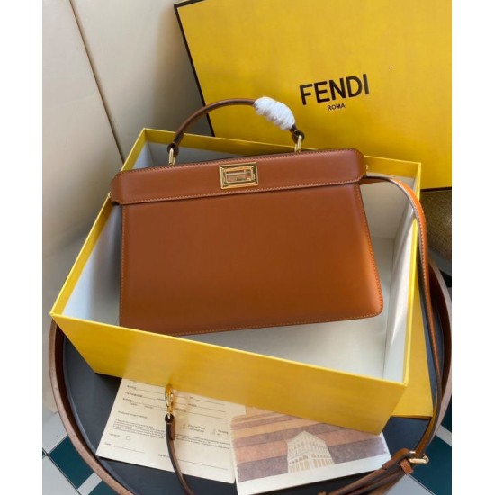 Replica Peekaboo Iseeu East-West Bag 8BN323 Coffee Fake Peekaboo Iseeu East-West Bag 8BN323 Coffee Replica