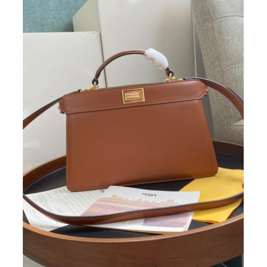 Replica Peekaboo Iseeu East-West Bag 8BN323 Coffee Fake Peekaboo Iseeu East-West Bag 8BN323 Coffee Replica