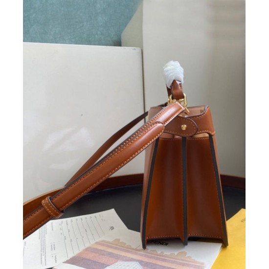 Replica Peekaboo Iseeu East-West Bag 8BN323 Coffee Fake Peekaboo Iseeu East-West Bag 8BN323 Coffee Replica