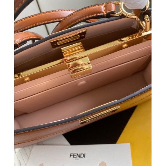 Replica Peekaboo Iseeu East-West Bag 8BN323 Coffee Fake Peekaboo Iseeu East-West Bag 8BN323 Coffee Replica