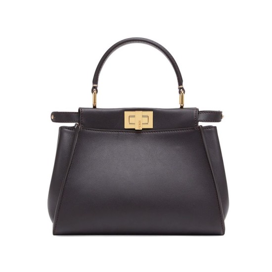 Replica Peekaboo Iconic Mini Leather Bag Black Fake Peekaboo Iconic Mini Leather Bag Black Replica