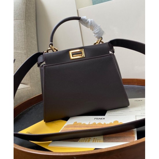 Replica Peekaboo Iconic Mini Leather Bag Black Fake Peekaboo Iconic Mini Leather Bag Black Replica