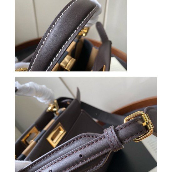 Replica Peekaboo Iconic Mini Leather Bag Black Fake Peekaboo Iconic Mini Leather Bag Black Replica