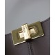 Replica Peekaboo X-lite Medium Leather Bag Dark Coffee