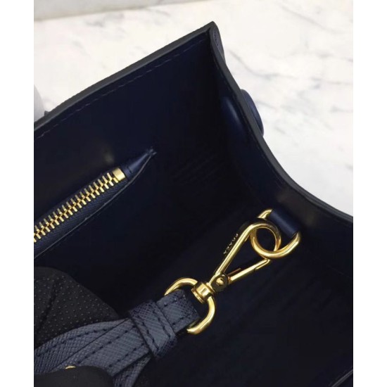 Replica Prada Monochrome Bag 1BA155 Dark Blue