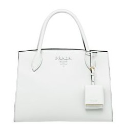 Replica Prada Monochrome Bag 1BA155 White